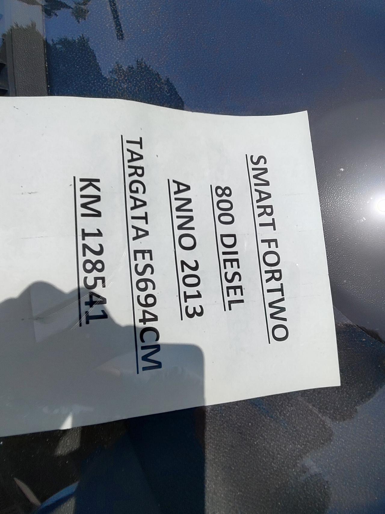 Smart ForTwo 800 CDI DIESEL IDROGUIDA