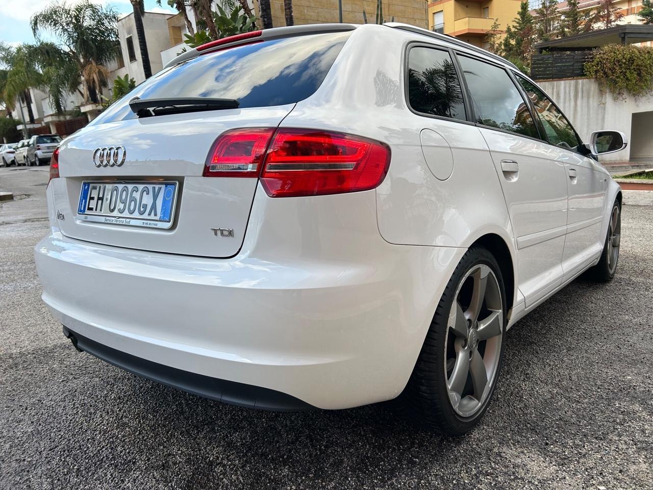 Audi A3 SPB 1.6 TDI Sline tagliandi ufficiali