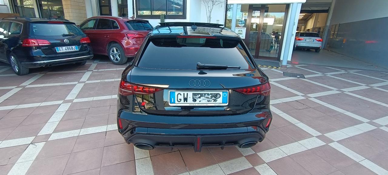 Audi A3 RS 3 SPB TFSI quattro S tronic GARANZIA FINO AL 01 2029