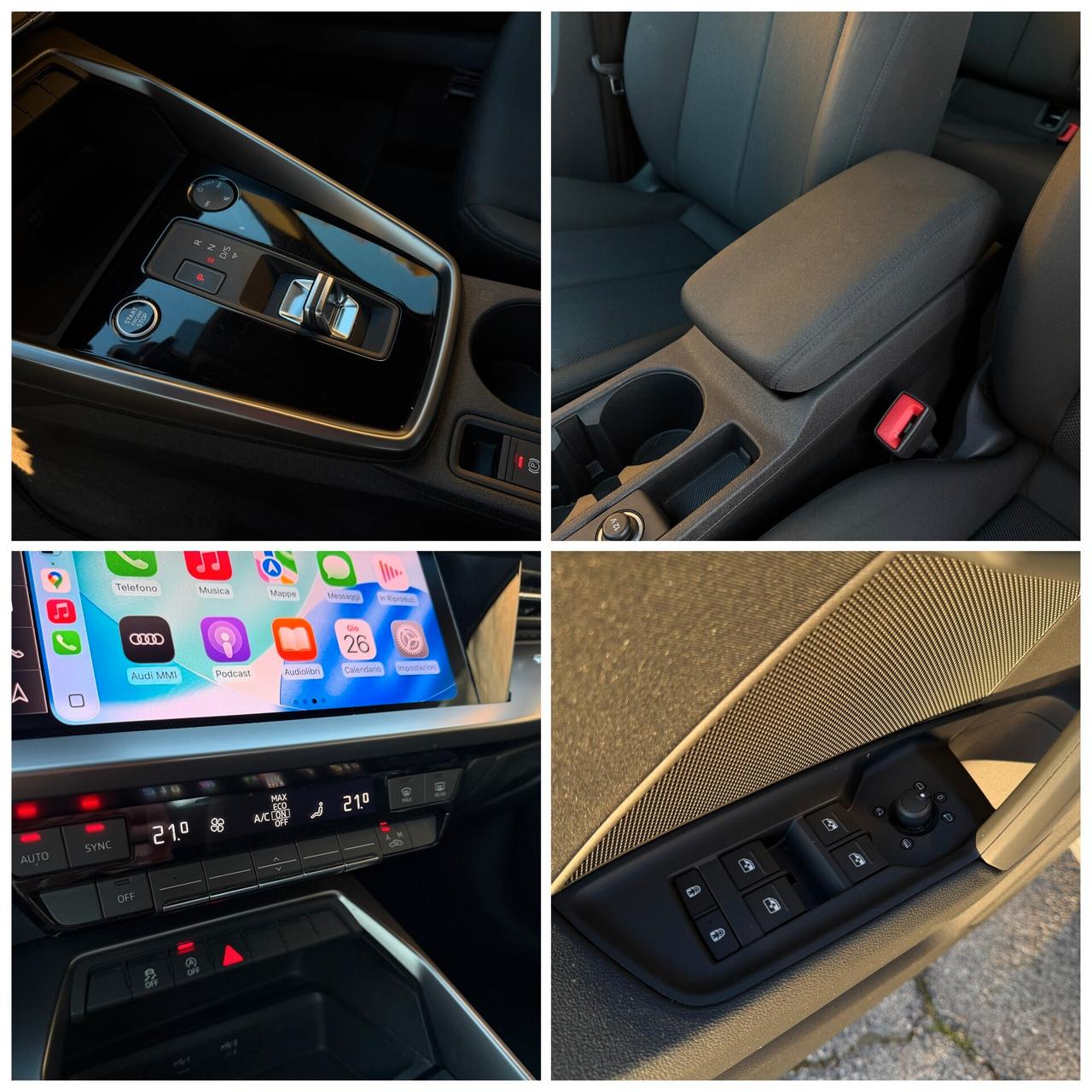 Audi A3 SPB/2.0 TDI 150CV/IVA ESPOSTA/LED/CAR PLAY