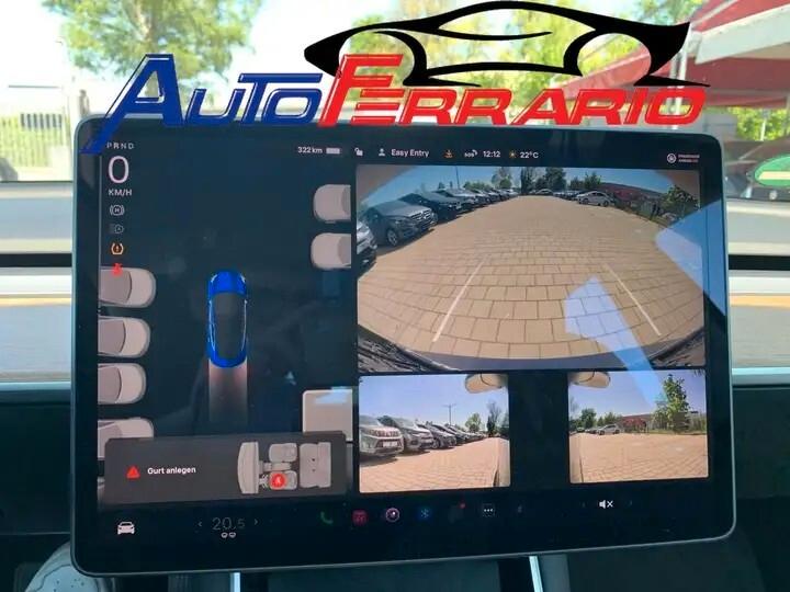Tesla Model 3 STANDARD RANGE GUIDA DI 2° LIVELLO ANDROID AUTO CRUISE CONTROL ADATTIVO PELLE NERA SEDILI ELETTRICI