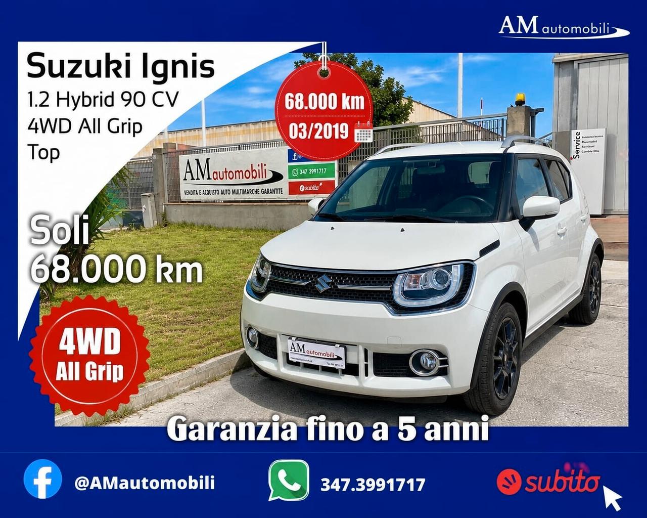 Suzuki Ignis 1.2 Hybrid 90 CV 4WD All Grip Top