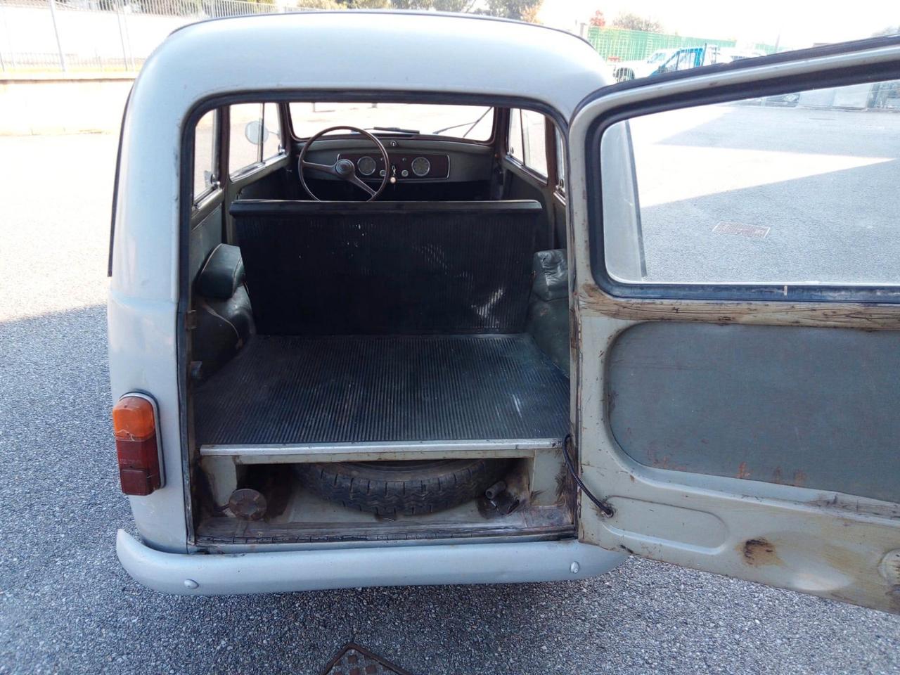 FIAT 500 C TOPOLINO GIARDINETTA BELVEDERE - ASI - 1953