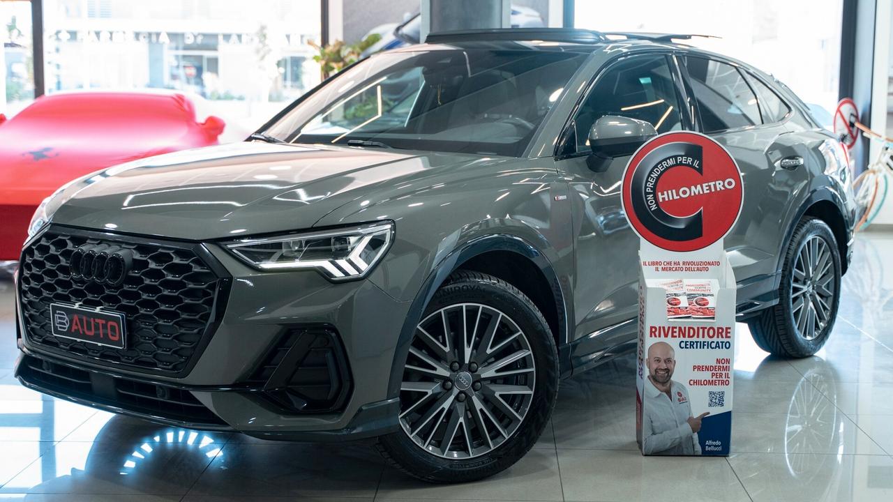 Audi Q3 SPB SPORTBACK 35 2.0 TDI S LINE EDITION TETTO PELLE XENO NAVI FULL OPTIONAL