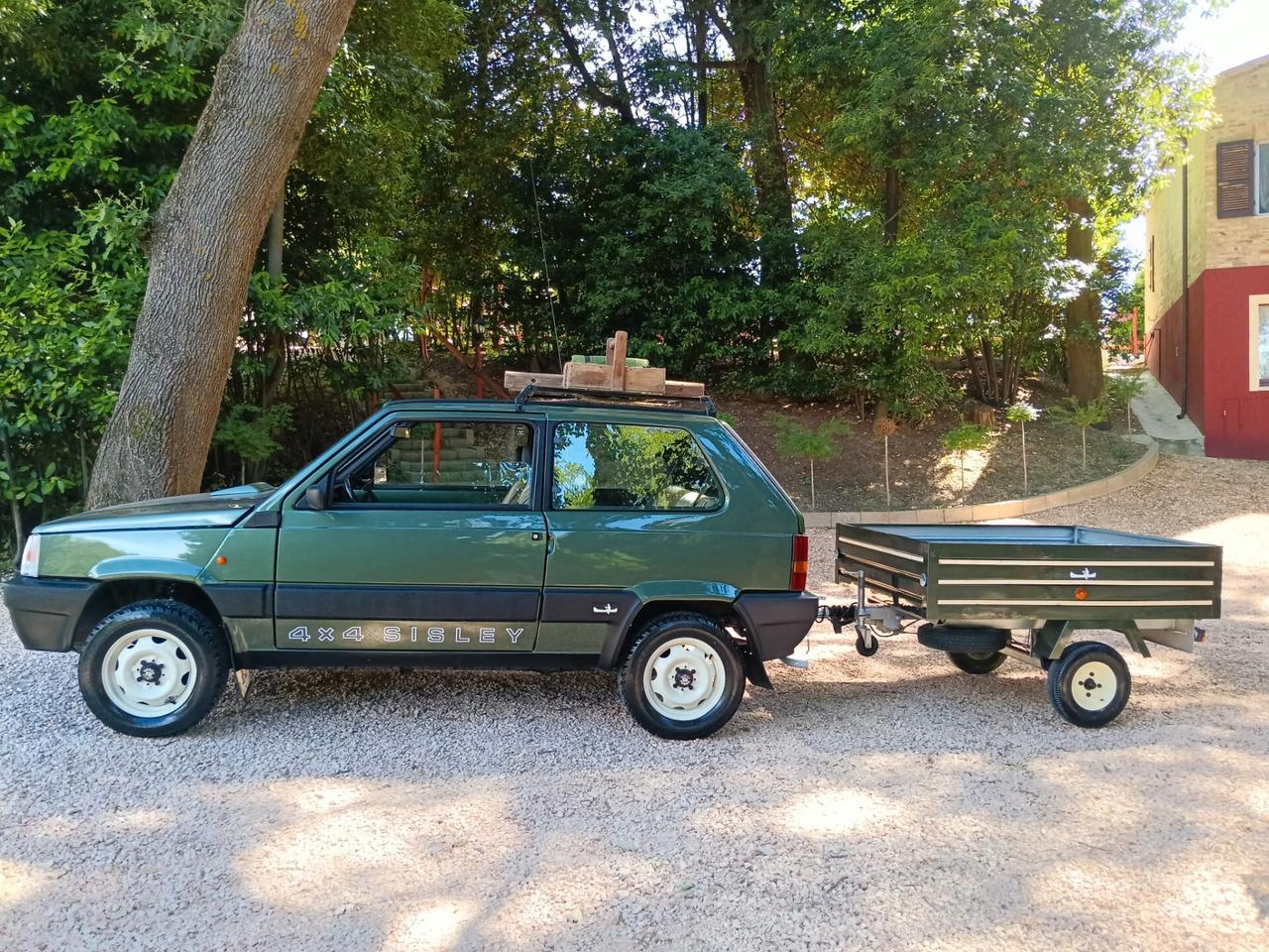 Fiat Panda 1000 4x4 Sisley + Carrello in tinta carrozzeria