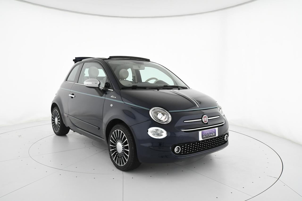 FIAT 500 1.2 Riva 69cv PELLE+DECAPPOTTABILE+NEOPATENTATI