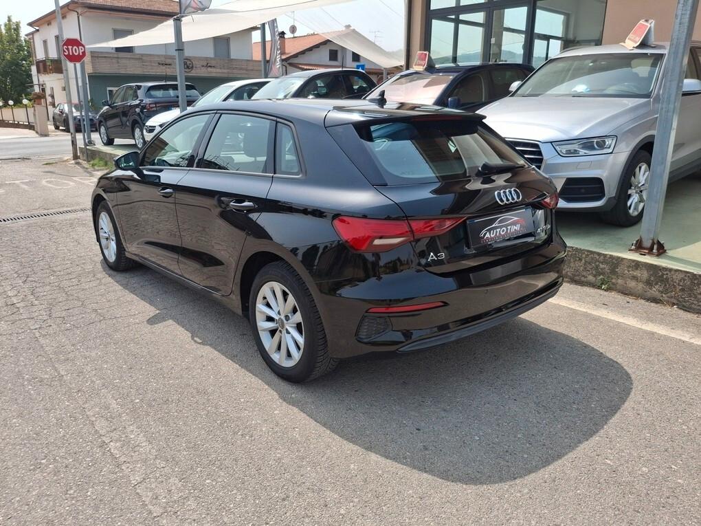 Audi A3 SportBack 1.5 TFSI Benzina/Ibrida - 2021