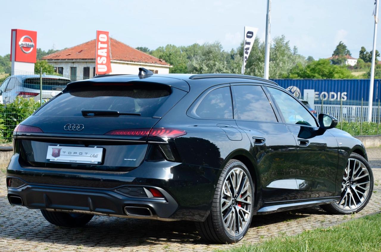 AUDI A6 AVANT 3.0 TFSI MHEV MILD HYBRID S-LINE EDITION QUATTRO 367cv S-TRONIC, AUTO PARI AL NUOVO, UNICOPROPRIETARIO, EURO 6E, GARANZIA AUDI 08/2029, 21", MATRIX, NERO LOOK, 360°, PERMUTE