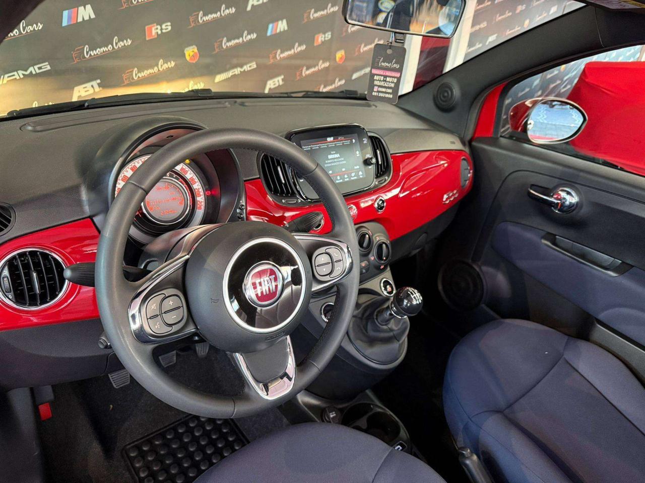 Fiat 500C 1.0 Hybrid Red