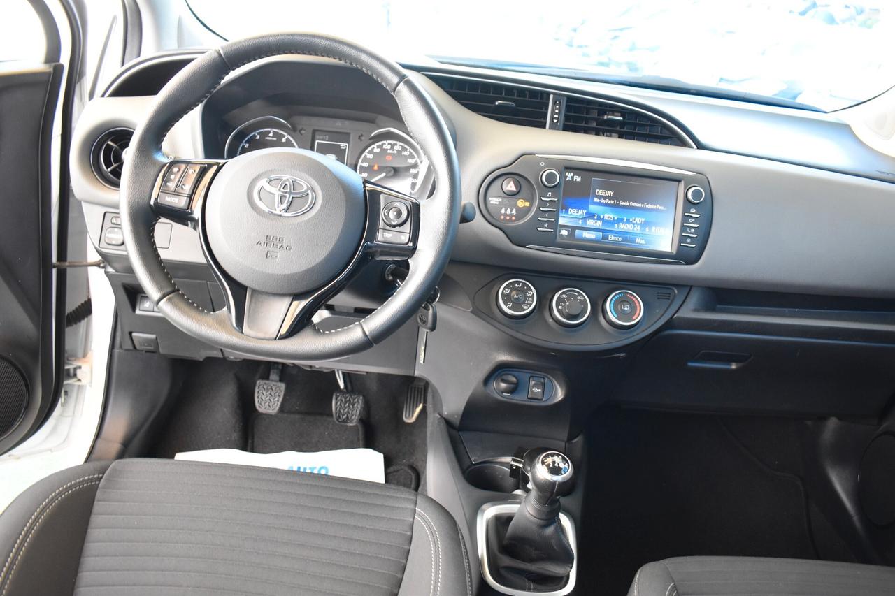 Toyota Yaris 1.0 72 CV 5 porte Lounge 2019