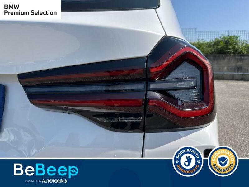 BMW X3 XDRIVE30E MSPORT AUTO