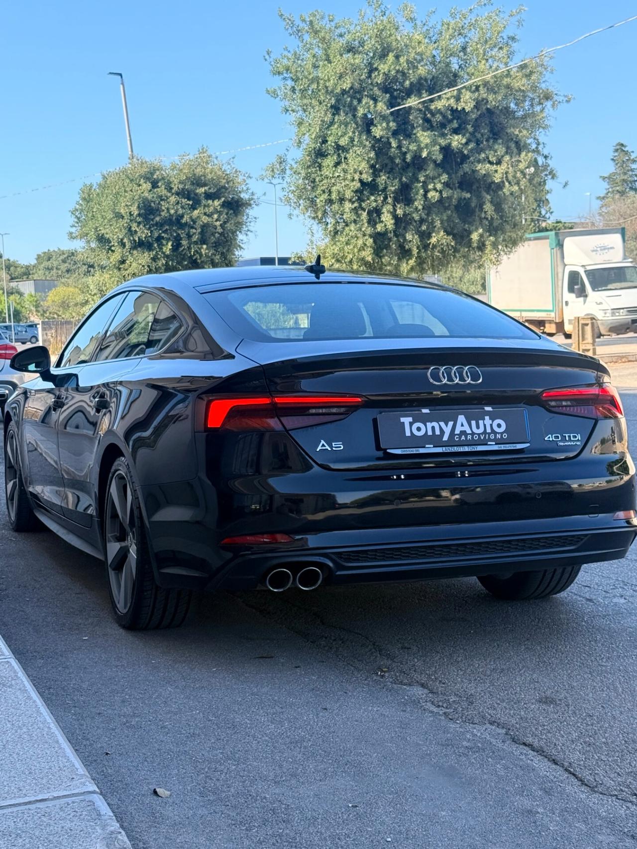 Audi A5 SPORTBACK 2.0 tdi S line edition TOTAL BLACK quattro s-tronic VIRTUAL COCKPIT,ANDROID AUTO,NAVI,APPL