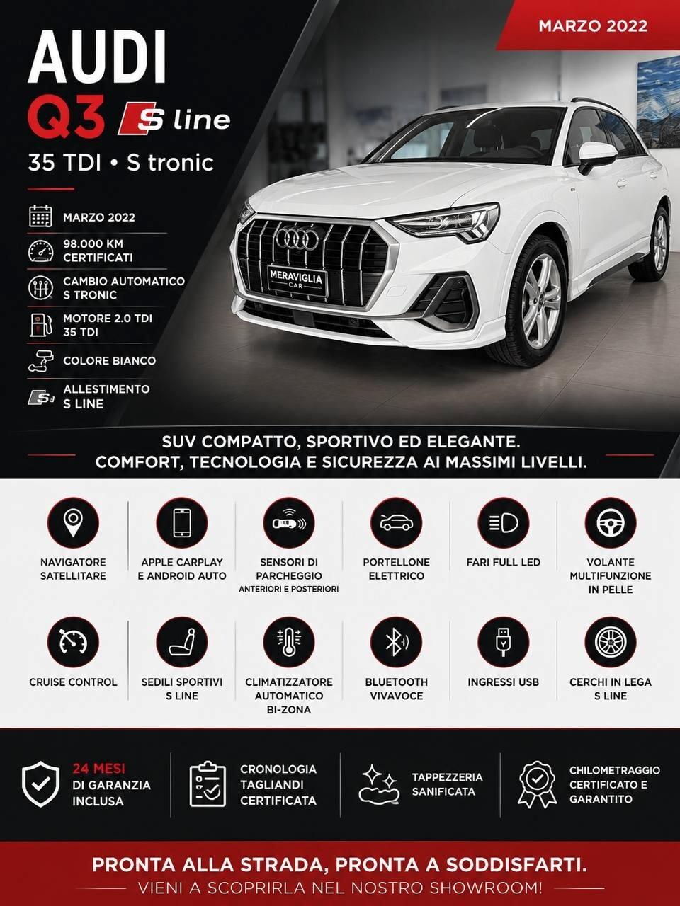 Audi Q3 2022 35 TDI S tronic S line edition
