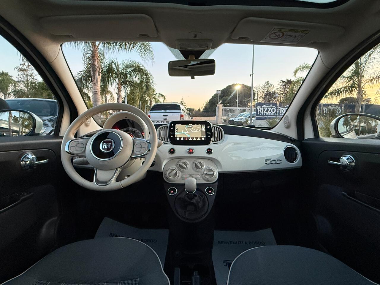 Fiat 500 1.2 Lounge Tetto Pelle Navi