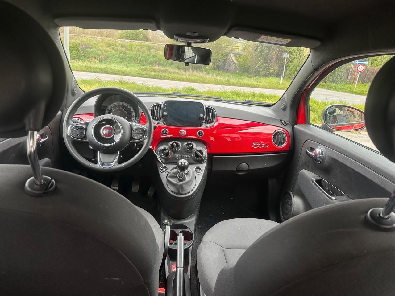 Fiat 500 1.0 Hybrid Red