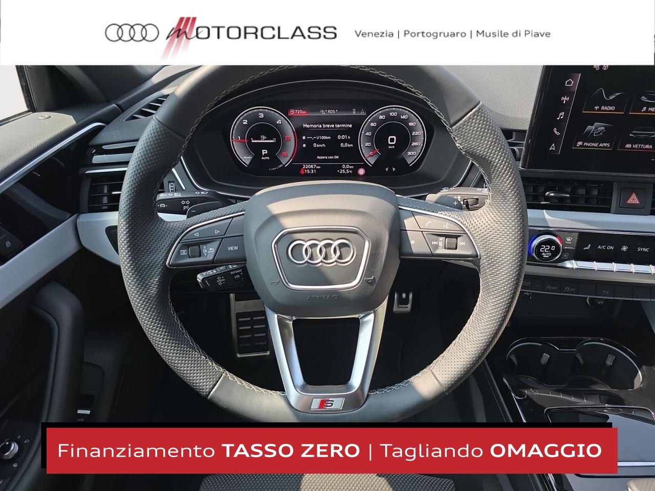 Audi A4 avant 40 2.0 tdi mhev 204cv s line edition quattro s tronic