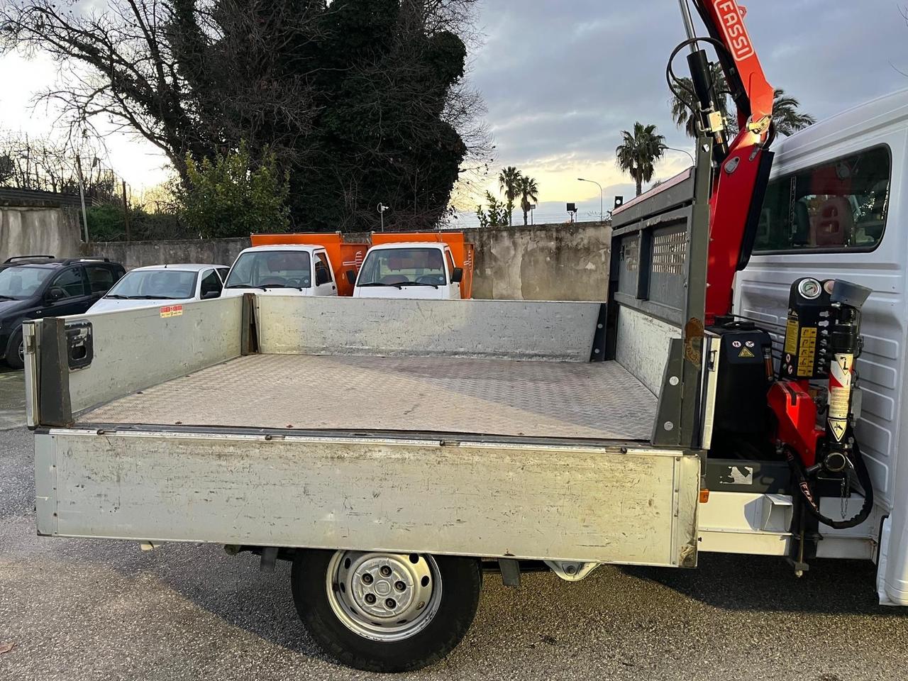 Fiat ducato max 23 -7 posti cassone F. Gru Fassi-2018