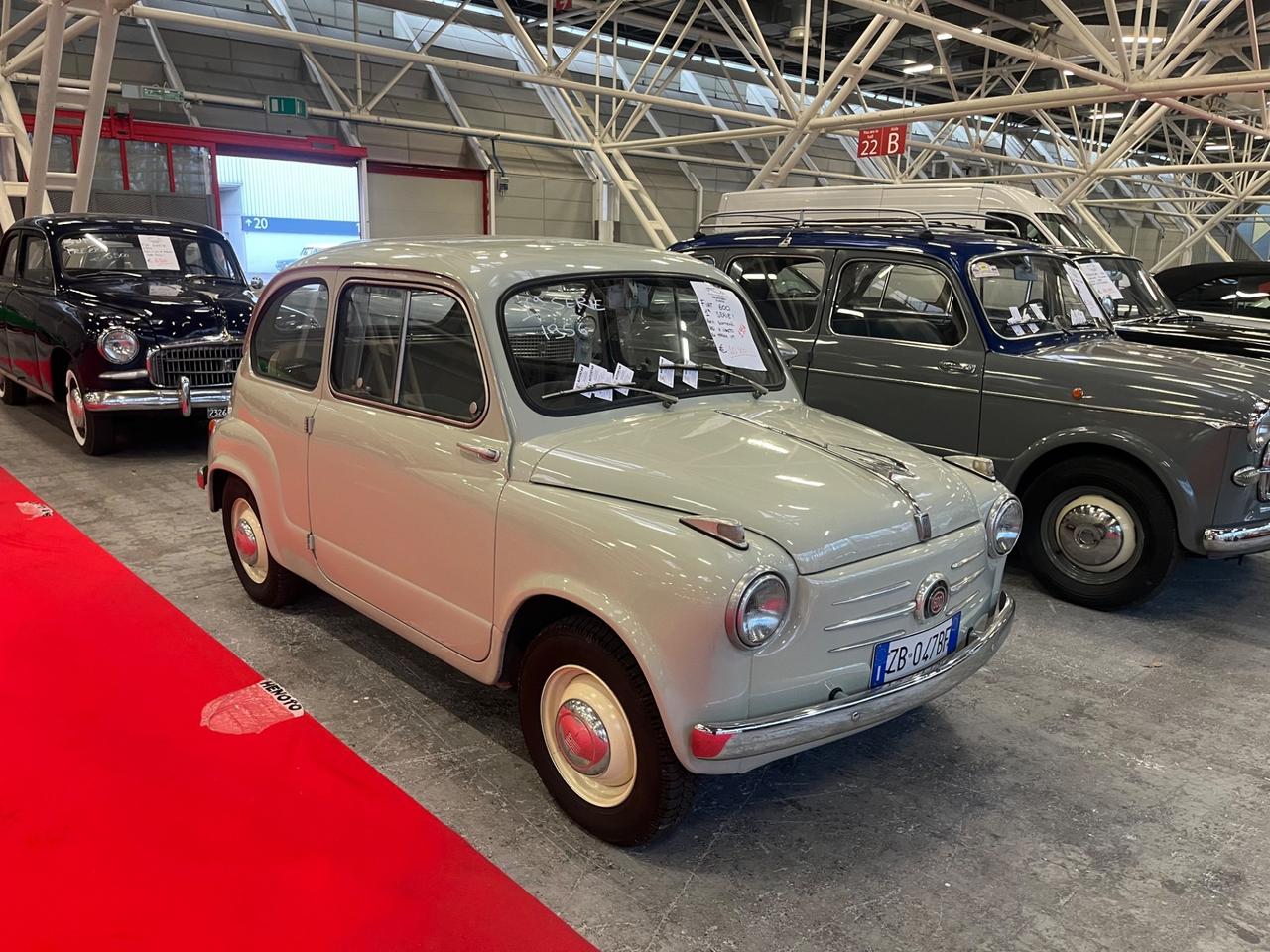Fiat 600 Prima serie vetri scorrevoli - 1956