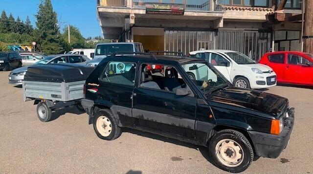 Fiat Panda 1 serie 4X4 eccezionale con : gpl - gancio - carello appendice- mozzi liberi - fari led - super condizioni - sanissima appostissimo - tutta tagliandata - bombola ok