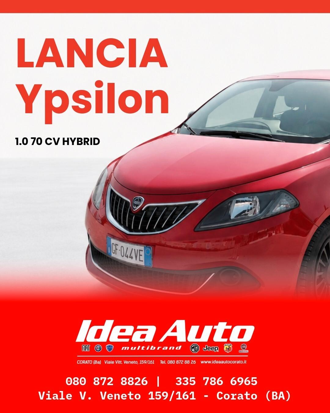 Lancia Ypsilon 1.0 FireFly 5 porte S&S Hybrid Ecochic Silver