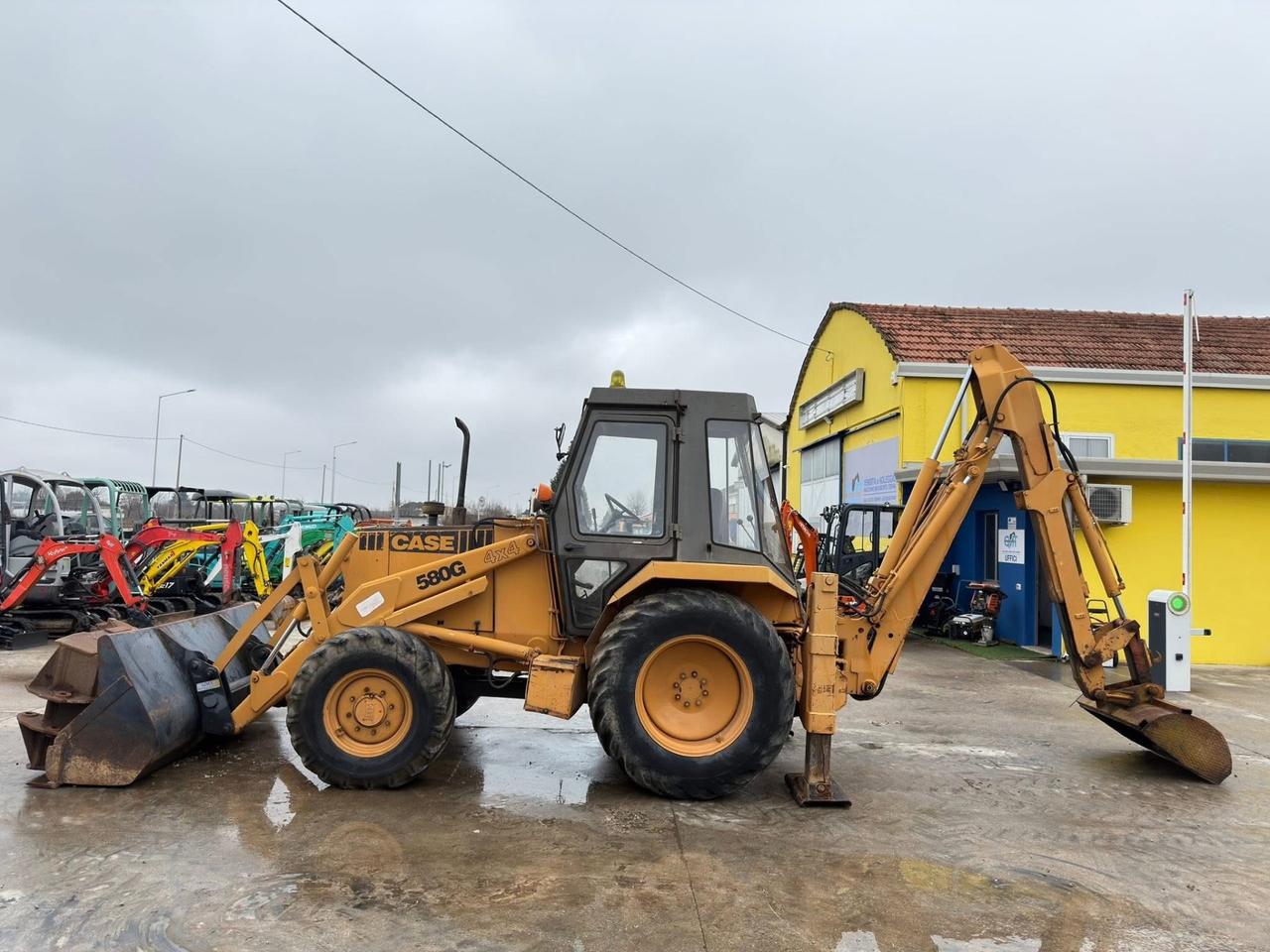 Terna CASE 580G 4x4 con telescopico