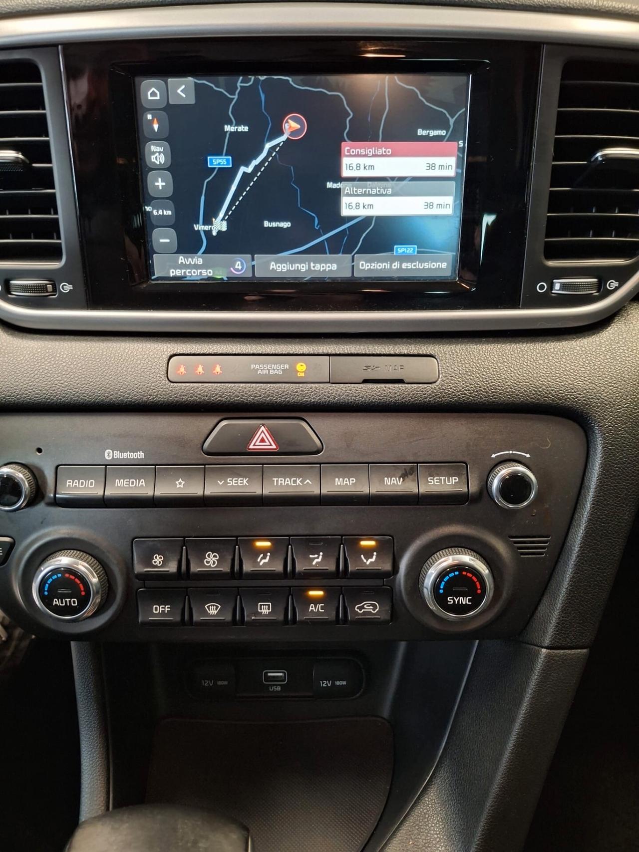 Kia Sportage 1.6 crdi 2wd *EURO 6D TEMP*TAGLIANDI CERTIFICATI