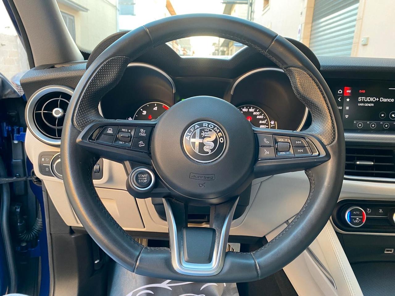 ALFA ROMEO STELVIO SPRINT 2.2 190CV RWD PELLE NAVI CAM CARPLAY ANNO 2021