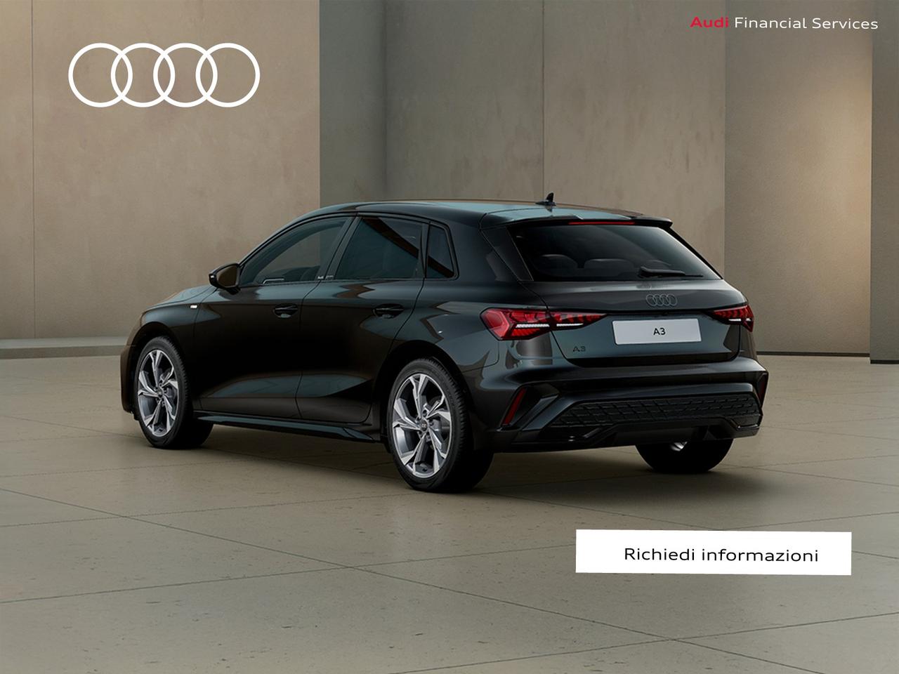 Audi A3 sportback 2.0 tdi s line edition 150cv s-tronic