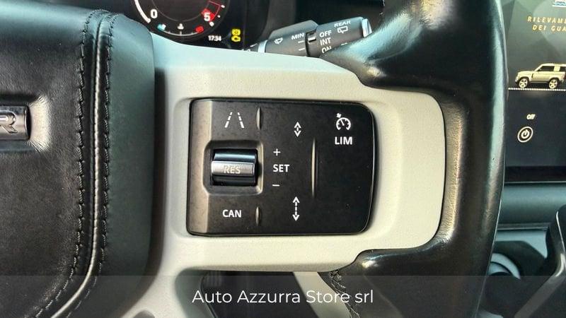 Land Rover Defender 90 3.0D I6 300CV AWD Auto X | IVA, UNIPRO, SERVICE RR, TETTO, 22'', ACC
