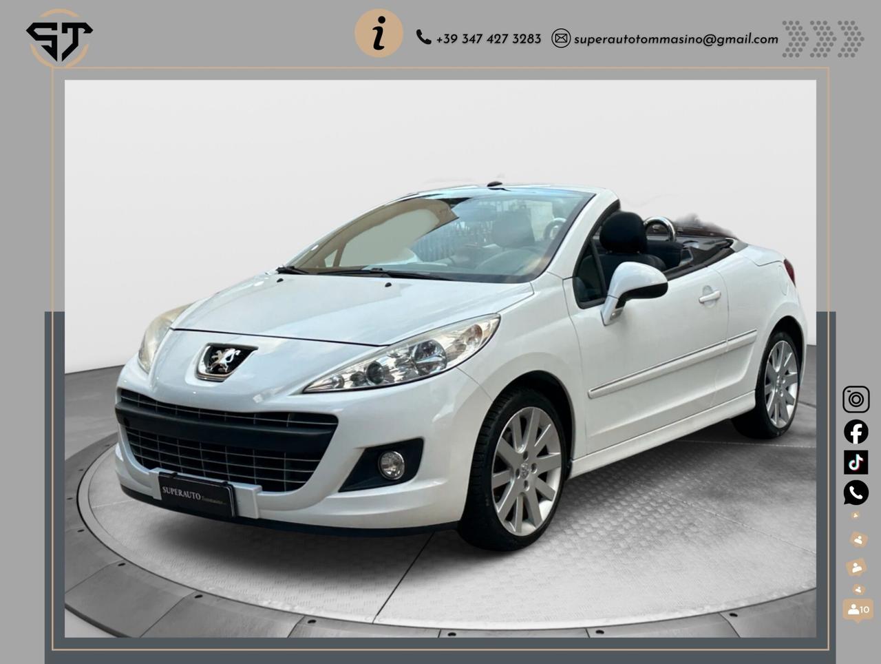 Peugeot 207 1.6 VTi 120CV CC Cabrio Allure