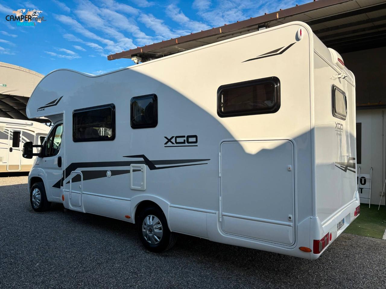 RIMOR XGO DYNAMIC 35 - mansardato con letto matrimoniale in coda ed ampio garage