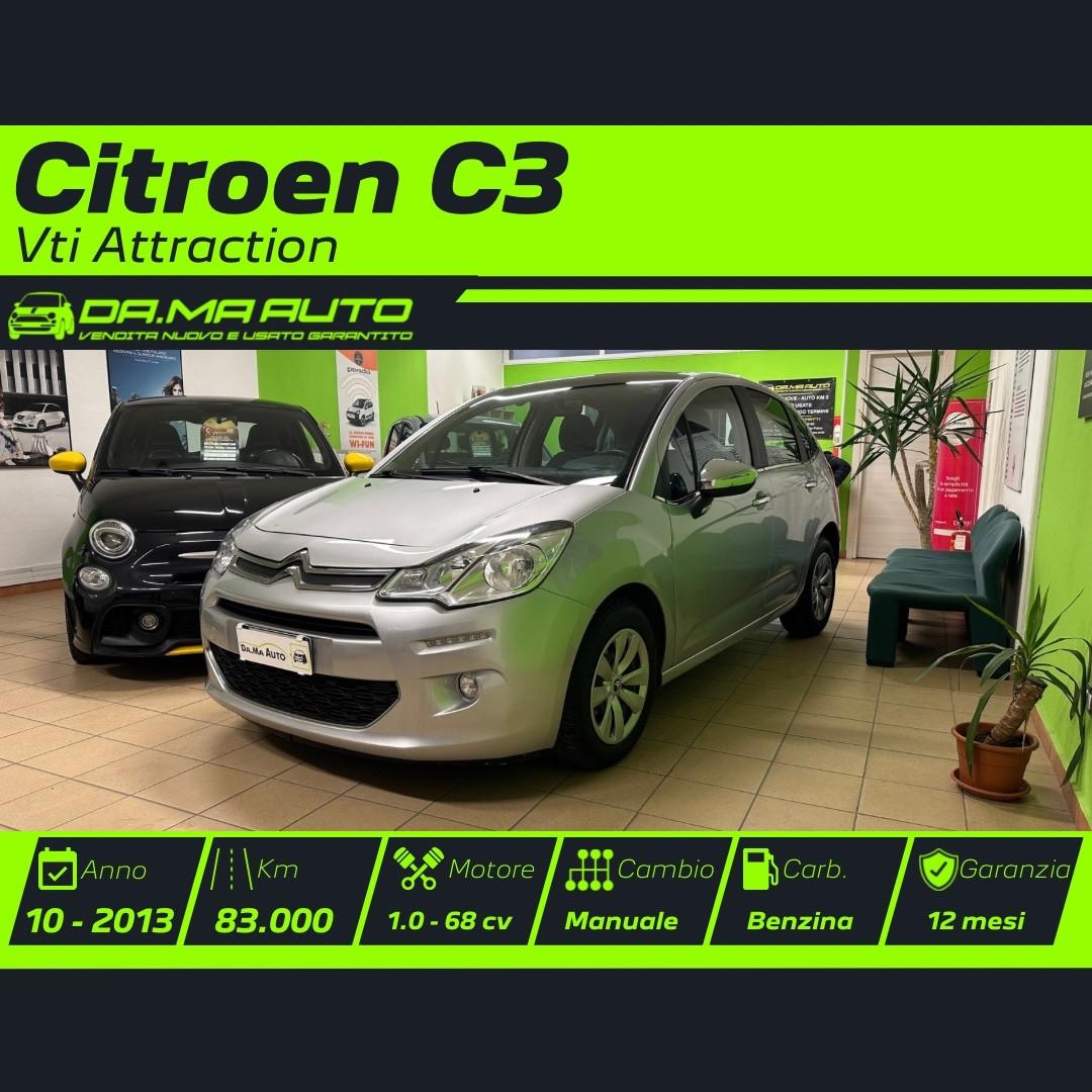 Citroen C3 1.0 VTi 68 Attraction KM.83.000