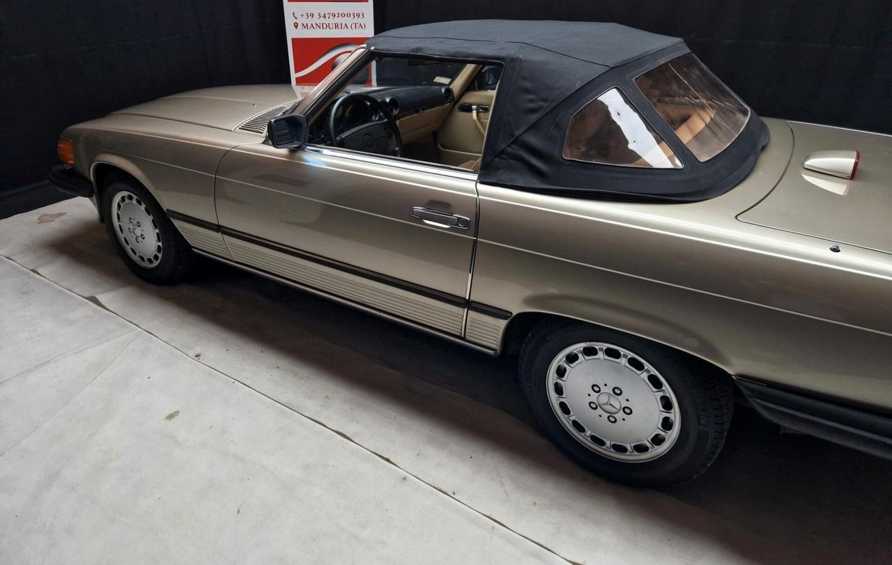 Mercedes-benz SL 560 anno 1987 certificata ASI con CRS