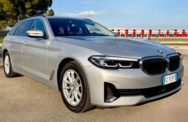 Bmw 520d Touring 190CV mhev PELLE/FUL LED