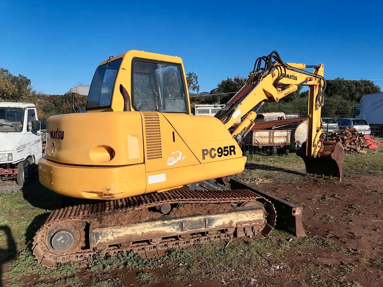 Escavatore Usato Komatsu PC95 Utility (91 Quintali)