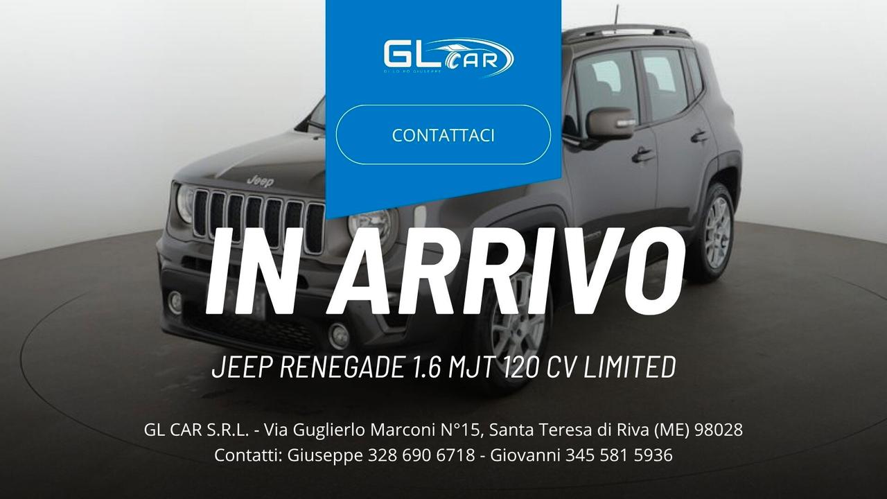 Jeep Renegade 1.6 Mjt 120 CV Limited
