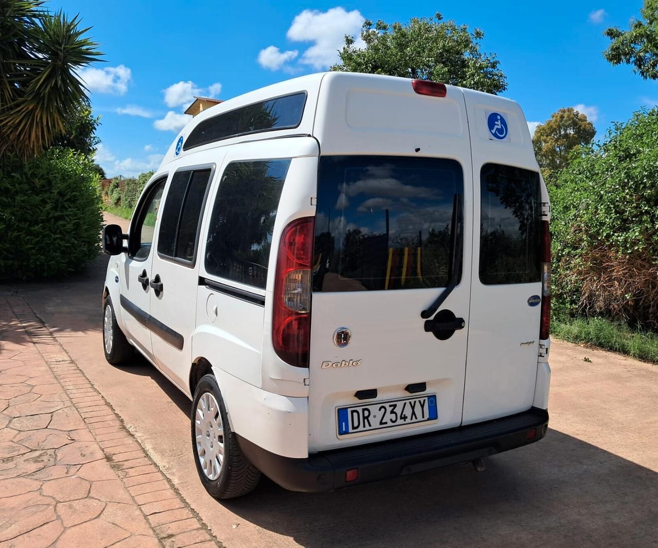 Fiat Doblo Doblò 1.9 120cv TETTO ALTO TRASPORTO DISABILI unipro'