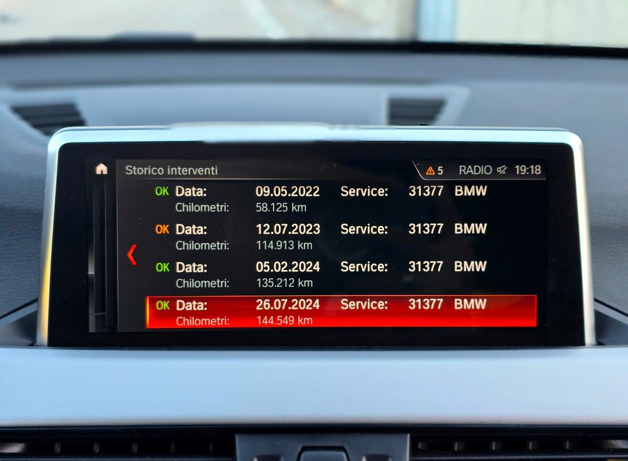 BMW X1 RESTYLING 1.5B 136CV XLINE 2021 PARI AL NUOVO