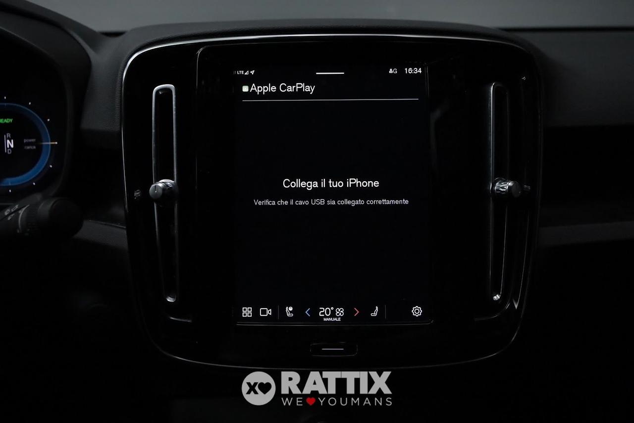 Volvo C40 motore elettrico Twin Motor Ultimate AWD + tetto panoramico