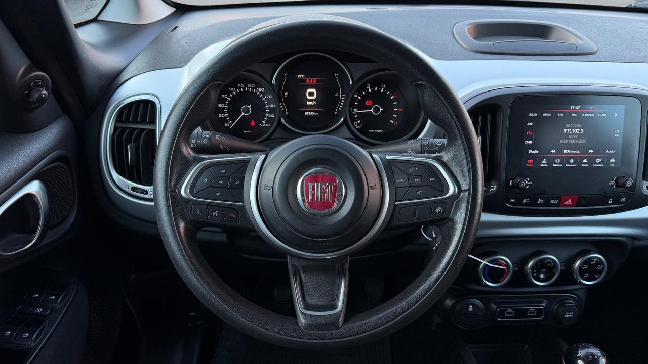 FIAT 500L 1.3 MULTIJET CONNECT 95 CV - LANE ASSIST, CRUISE CONTROL, NEOPATENTATI