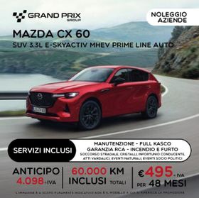 MAZDA CX-60 NOLEGGIO LUNGO TERMINE 3.3L MHEV Prime Line