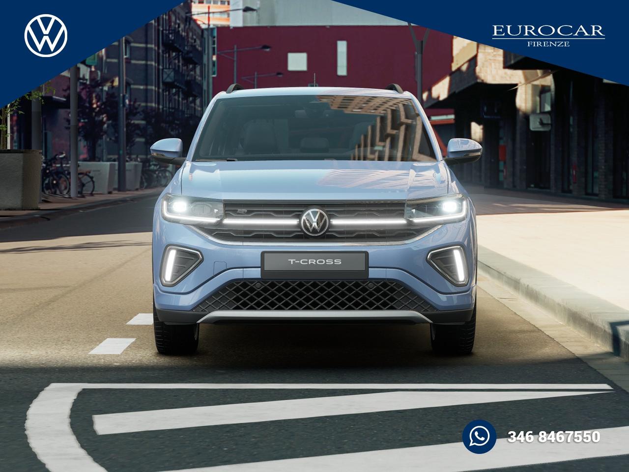 Volkswagen T-Cross 1.0 tsi r-line plus 115cv dsg