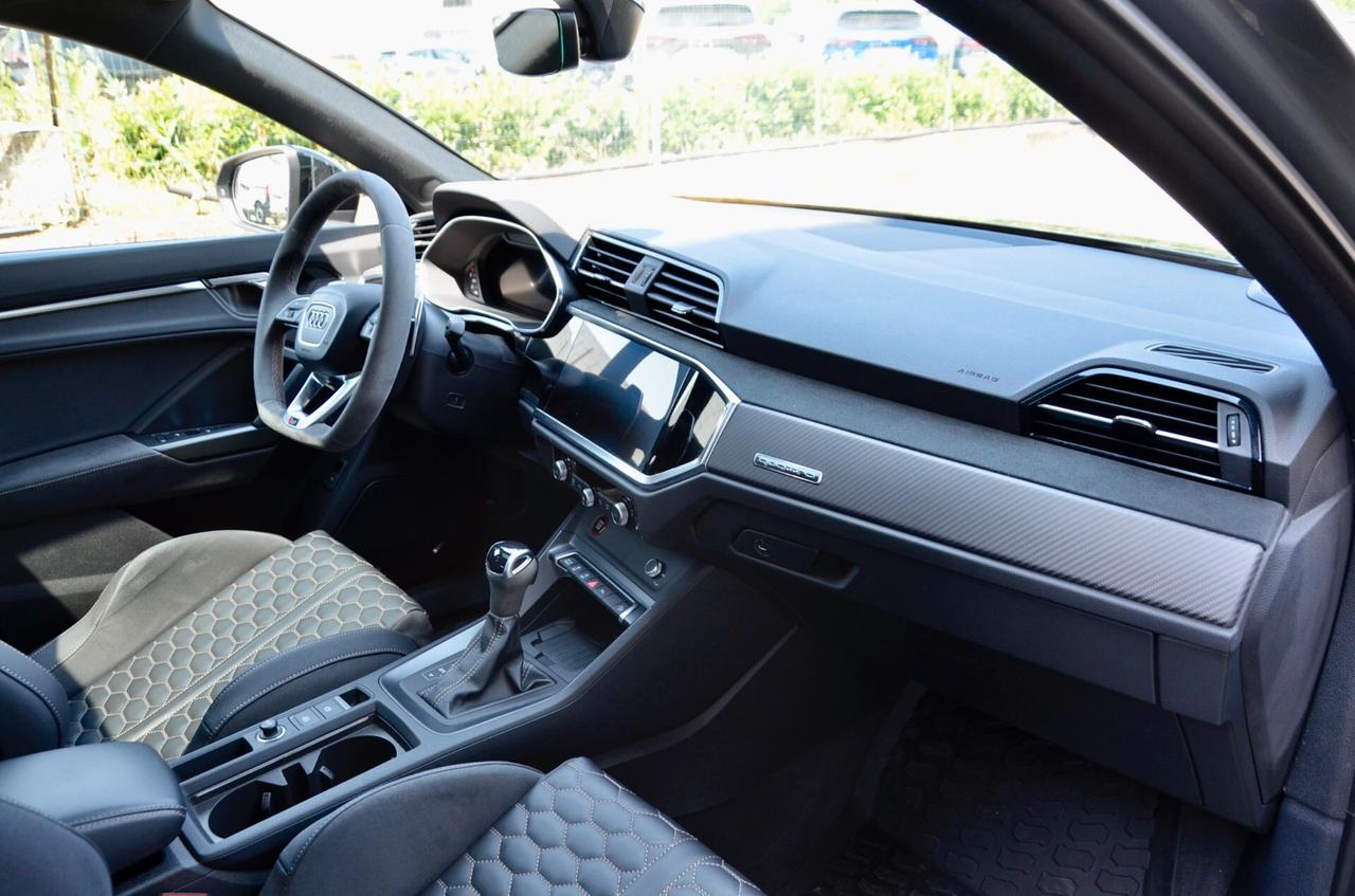 AUDI RSQ3 SPORTBACK 2.5 EDITION 10 YEARS QUATTRO 400cv S-TRONIC, BOLLO E SUPER 4/27, SERVICE AUDI, CARBOCERAMICA, TETTO, SEDILI CARBONIO, MATRIX, HI-FI SONOS, PERMUTE