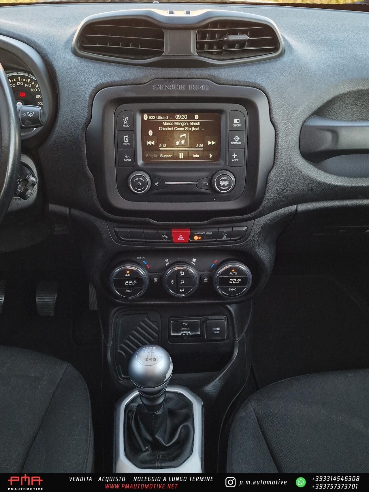 Jeep Renegade 1.6 mjt Limited fwd 120cv E6 Tetto tagliandi jeep