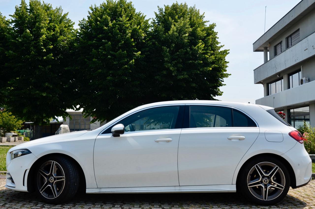 MERCEDES-BENZ A 180d PREMIUM AMG 116cv AUTO, UFF ITALIANA, EURO 6D, RETROCAMERA, FARI LED, PERMUTE