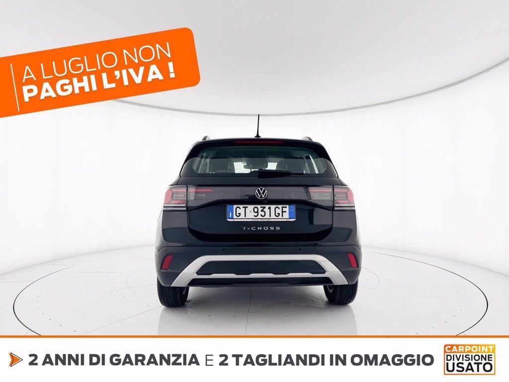 VOLKSWAGEN T-cross 1.0 tsi life 95cv del 2024