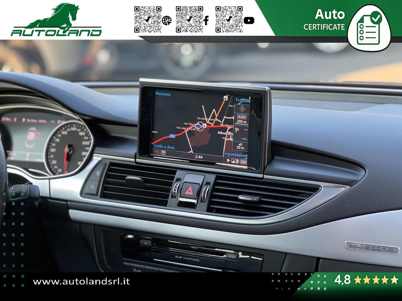 Audi A7 Sportback 3.0 tdi quattro 272cv S-Line ACC - 20" - Frecce Dinamiche