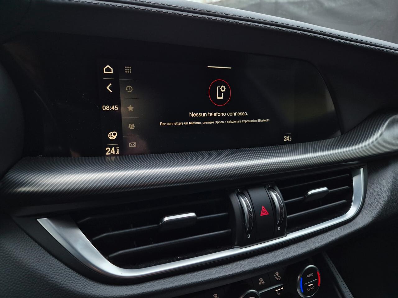 Alfa Romeo Stelvio VELOCE Q4 AT8 2.2 MTJ 210CV TOTAL BLACK C20"