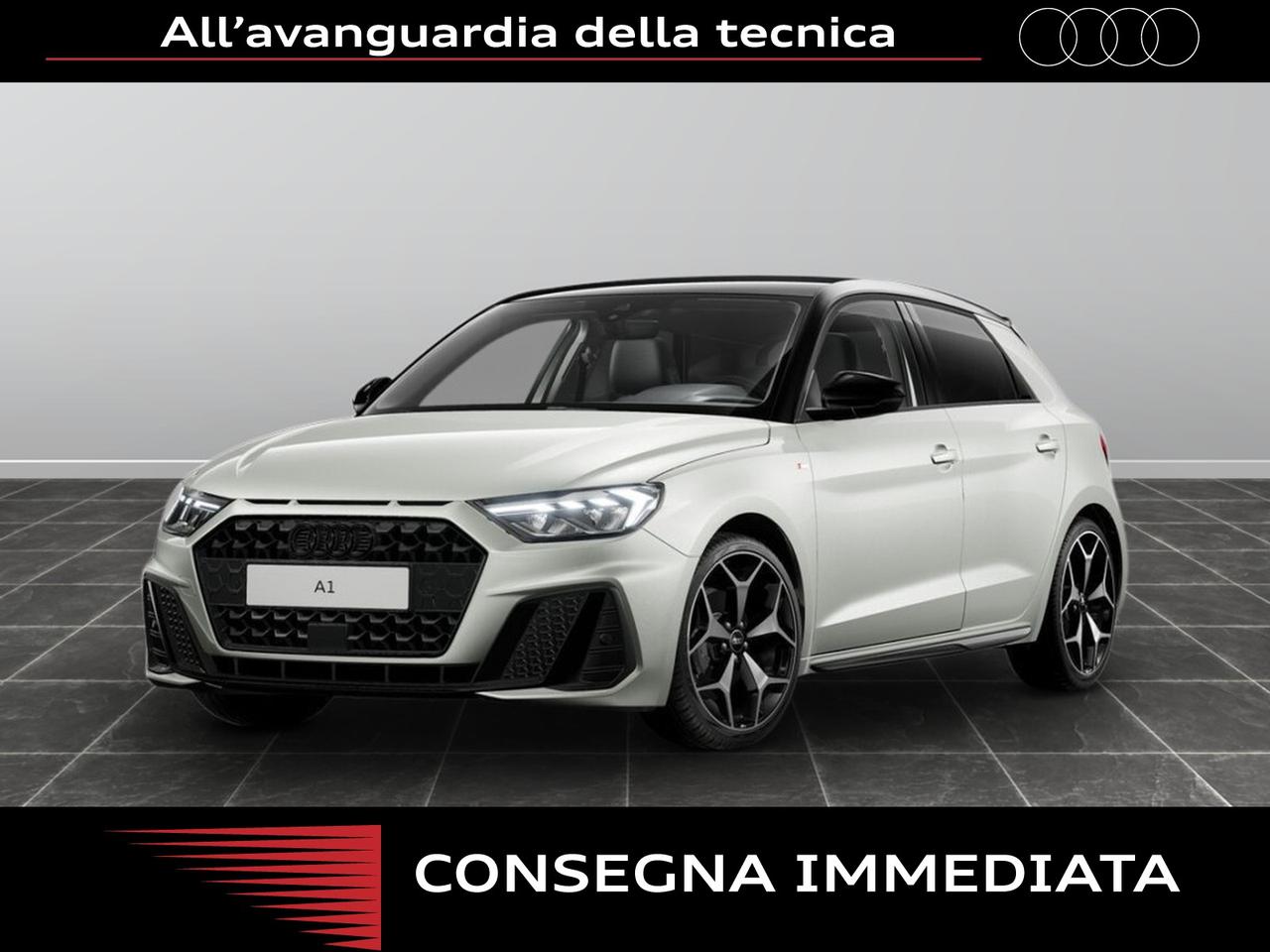 Audi A1 sportback 30 1.0 tfsi 116cv identity black s tronic