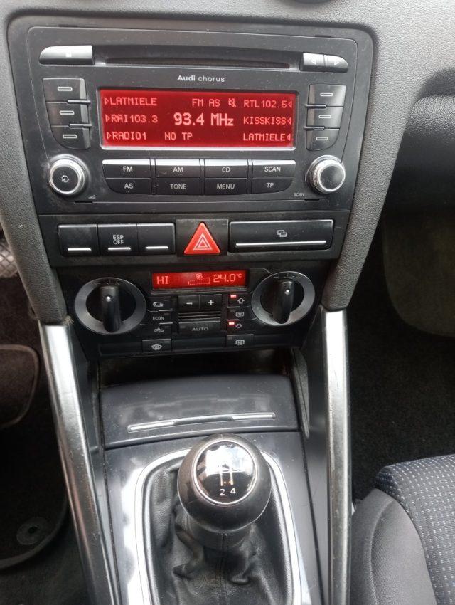 AUDI A3 SPB 1.6 "AMBIENTE" BIFUEL GPL